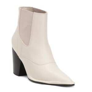 PAULA TORRES White Made In Brazil Leather Lima Boots